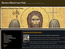 Tablet Screenshot of bisericasfantulioanpiata.ro